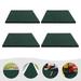 Miumaeov 20 x 20 4PCS Rubber Tile Flooring Mat Heavy Duty Rubber Tile High Density Interlocking Tiles for Playgrounds Park Gym Indoor and Outdoor