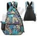 Dcenta Pickleball Backpack Adjustable Sling Bag Tennis Racket Bag for Pickleball Tennis Badminton