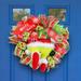 Don t Miss It! New Christmas Wreath Christmas Garland Door Wreath Christmas Decoration Wreath Decoration Christmas Plush Doll