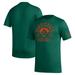 Men's adidas Green Miami Hurricanes Exit Velocity Baseball Pregame AEROREADY T-Shirt