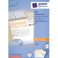 Avery Zweckform Sepa-Überweisung, PC-Druckerformular inkl. Software-CD, A4, 100 Blatt