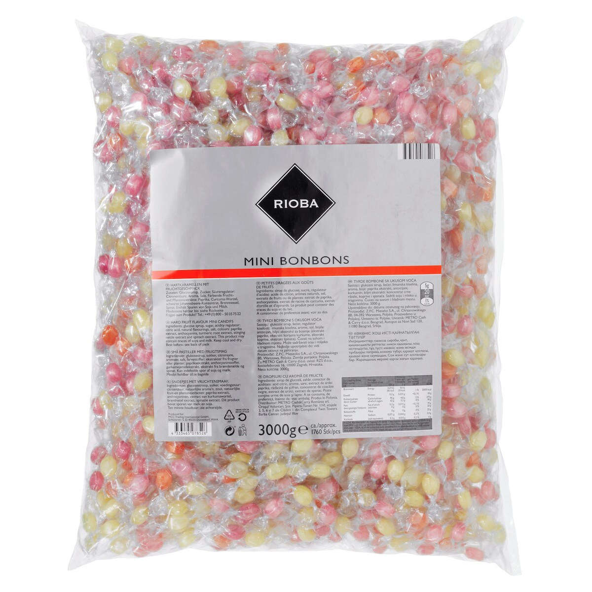 RIOBA Mini-Bonbons Giveaway Frucht (3kg) Image