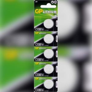 GP Lithium CR 2016 3V - 5er Blister-Strip Image