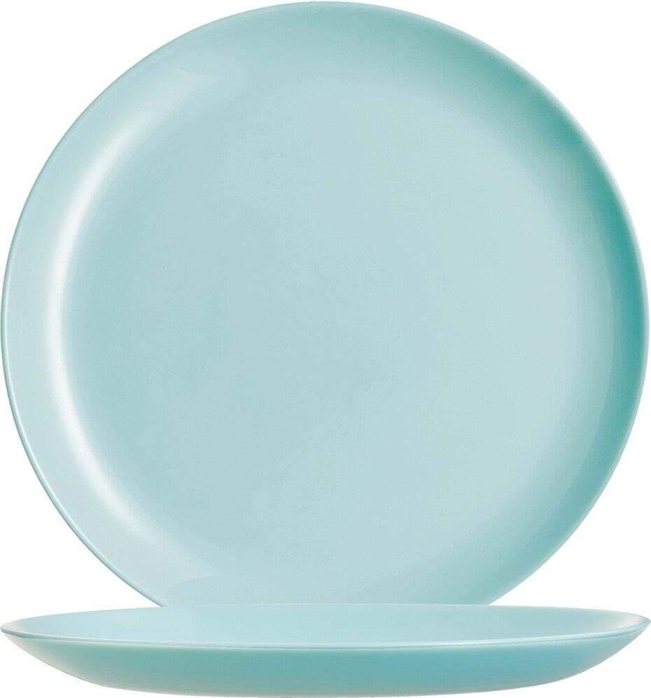 ARCOROC Diwali light Turquoise Coupteller flach 27cm * 6er Image