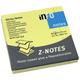 inFO notes Haftnotizen Z-Notes, 75 x 75 mm, brillantgelb