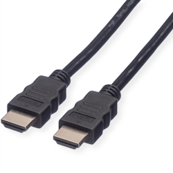 ROLINE HDMI High Speed Kabel mit Ethernet, schwarz, 1,5 m Image