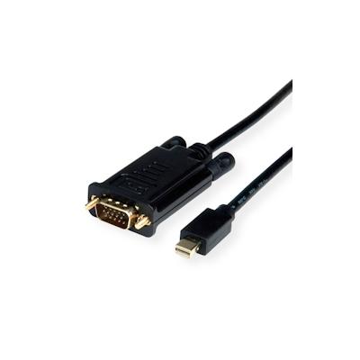 ROLINE Kabel Mini DisplayPort-VGA, Mini DP ST - VGA ST, schwarz, 3 m