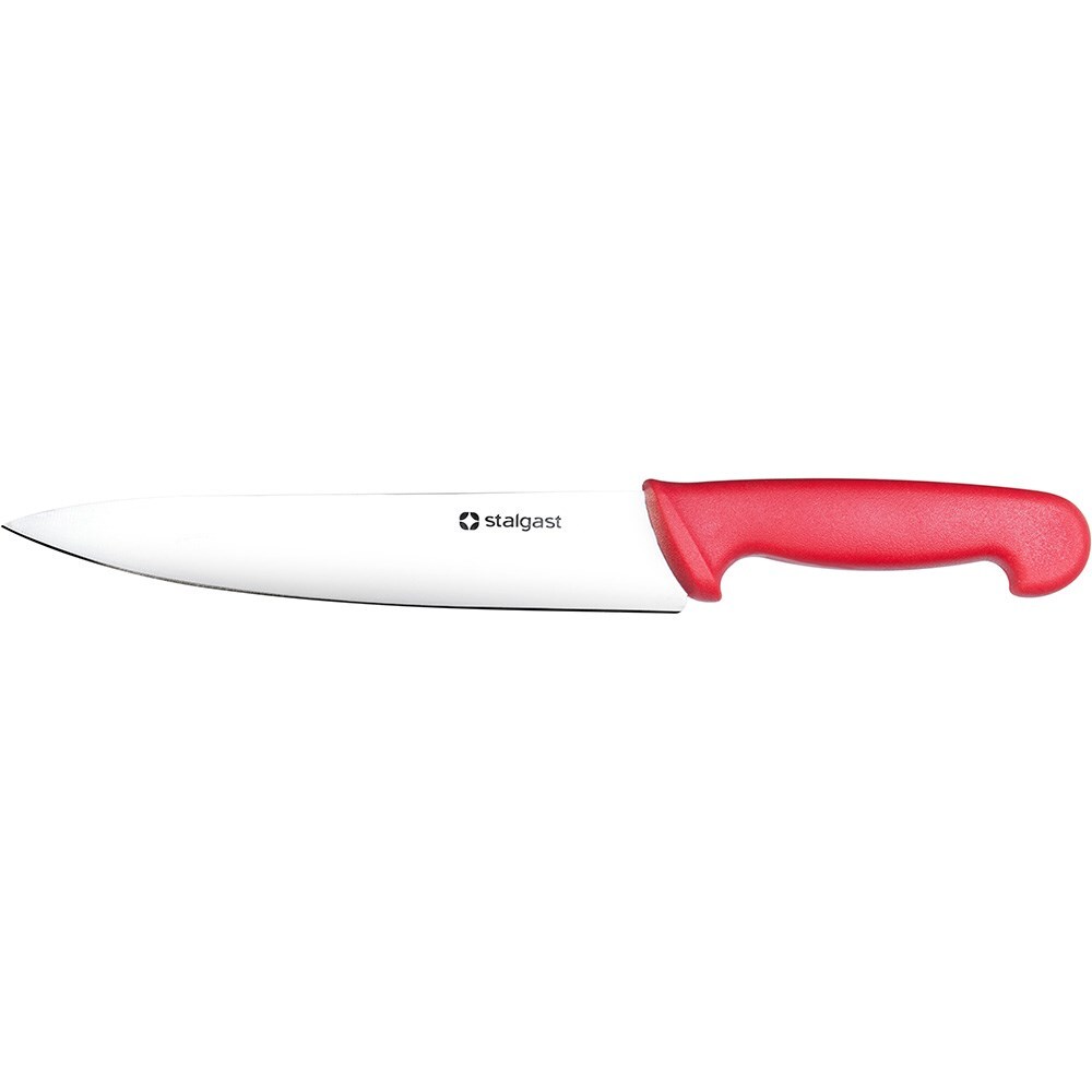 Stalgast GmbH Küchenmesser, HACCP, Griff rot, Edelstahlklinge 22 cm Image