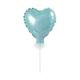 Kuchendeko Mini Folienballon Herz hellblau