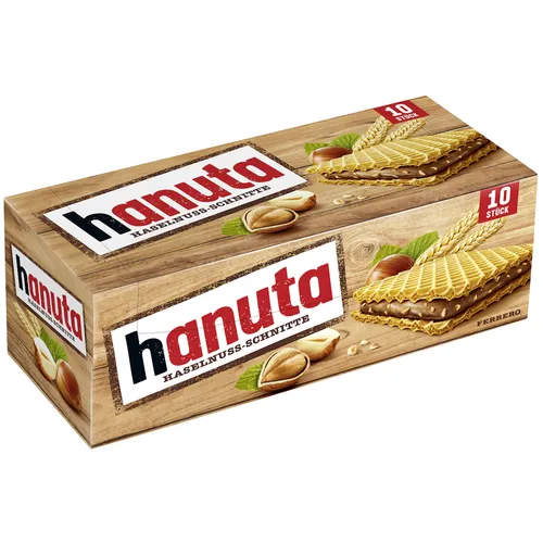 Hanuta Waffeln 10 Portionen (220 g)