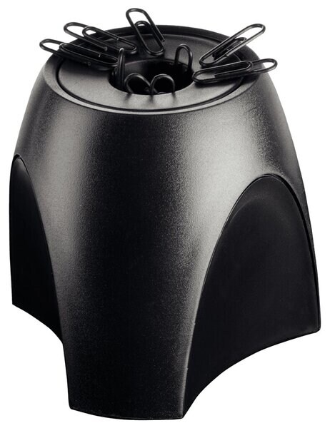 HAN Büroklammernspender DELTA schwarz/ silber magnetisch Image