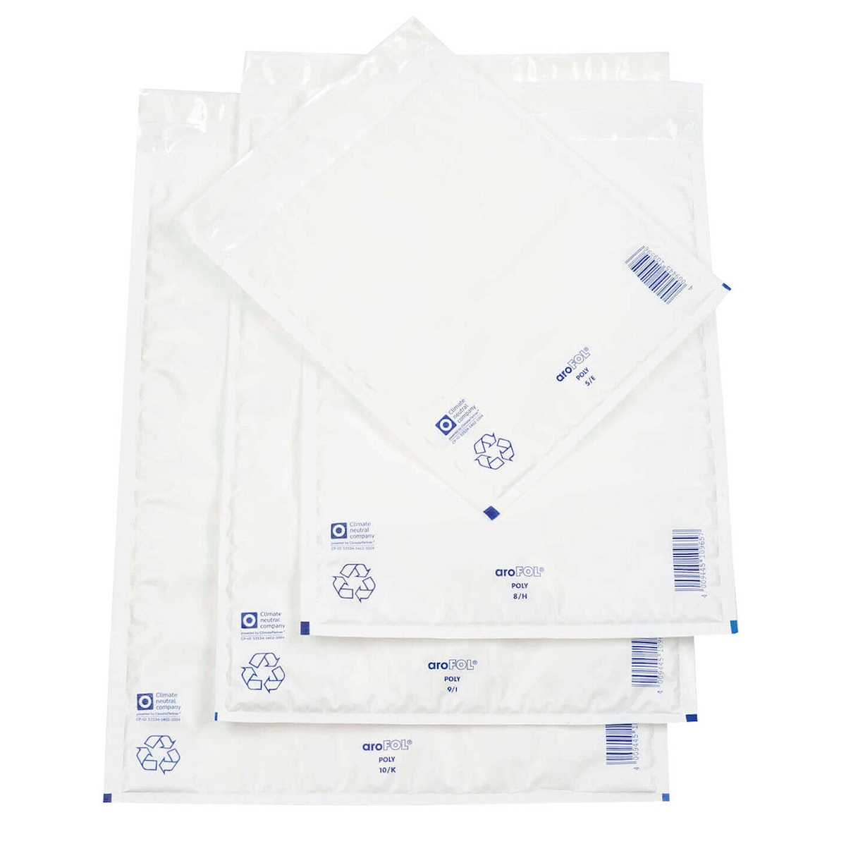 50x AROFOL-POLY/5 Luftpolstertasche C5,B5 240x275mm PE-Folie extra sicher Image