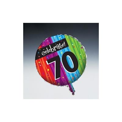 70. Geburtstag `Celebrate` Folienballon