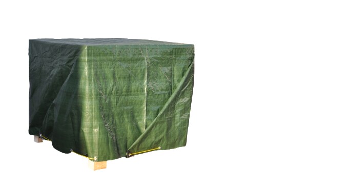 Gewebeplane Abdeckplane Schutzplane Garten Gewebe Plane mit Aluminium-Ösen 3x5m Image