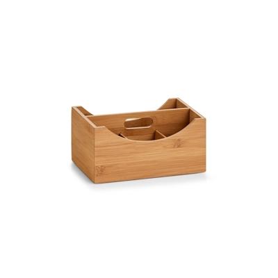 Zeller Bambus Ordnungsbox Aufbewahrungskorb Aufbewahrungskiste 25 x 18 x 12 cm Image