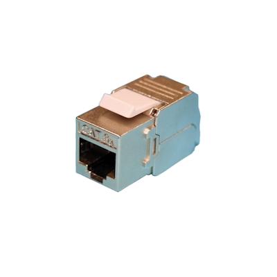 ROLINE Kat.6A (Class EA) Keystone, geschirmt, werkzeuglos, silberfarben Image