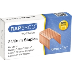 Rapesco Heftklammern S24600Z3 24/6mm 1.000 St./Pack. Image
