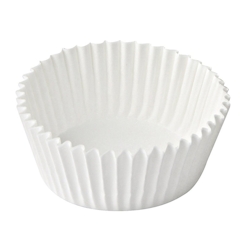 2000x Gebäckkapseln weiß O 28 x 16 mm