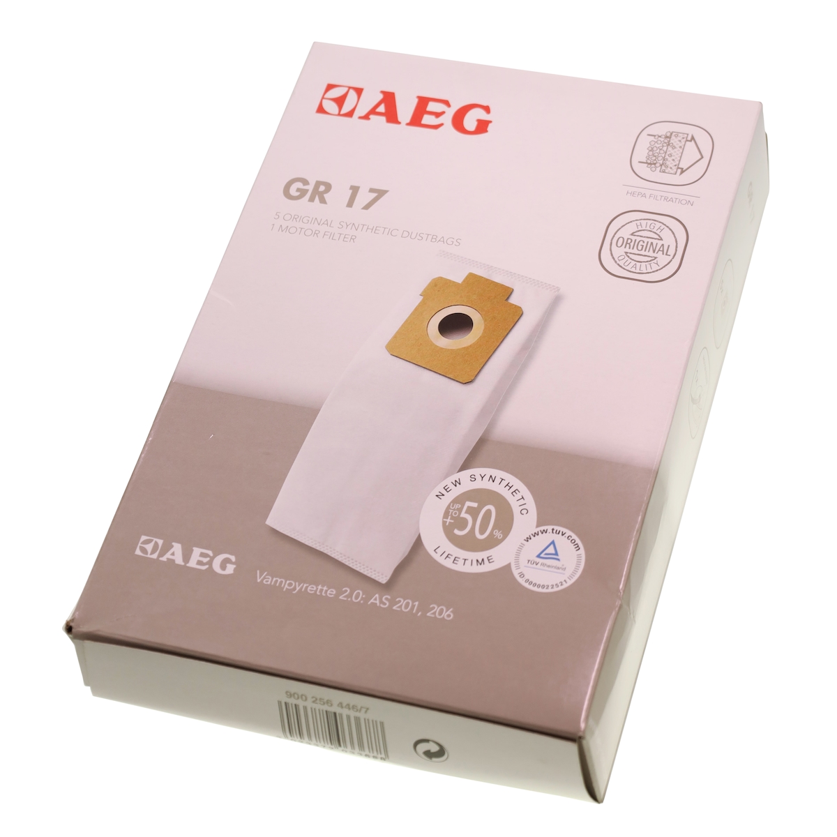 AEG 900256446,GR17 5x Staubsaugerbeutel+1 Filter für Vampyrette Handstaubsauger Image