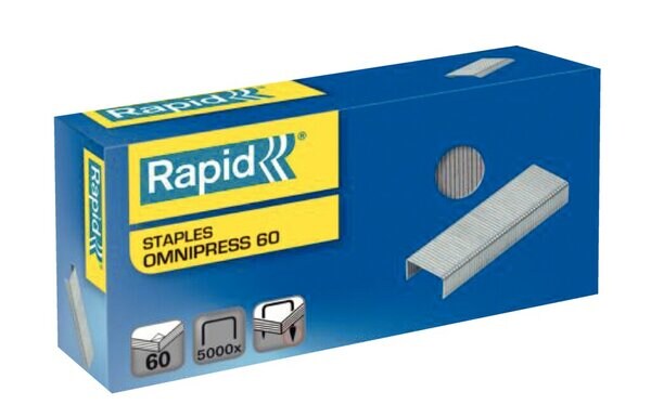 Heftklammern Omnipress 60 verzinkt Stahl, Heftleistung: 60Blatt Image