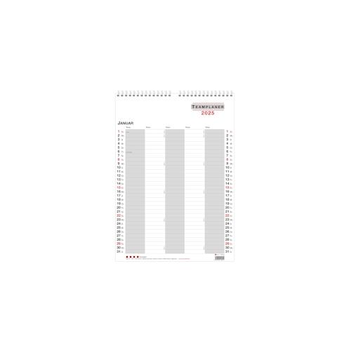 Teamplaner DIN A3 Hochformat