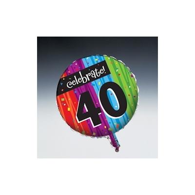 40. Geburtstag `Celebrate` Folienballon