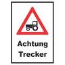 Achtung Trecker Schild A4 (210x297mm)