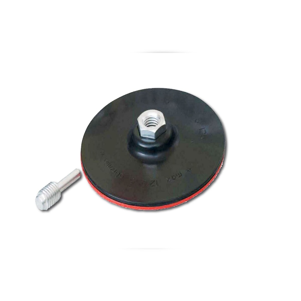 Vago-Tools 2x Stützteller 125mm Klett mit Spanndorn Image