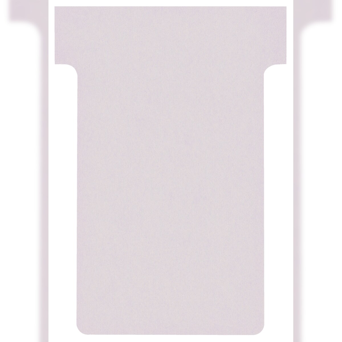 Nobo T-Steckkarten 2 Lila 6 x 8,5 cm 100 Stück Image