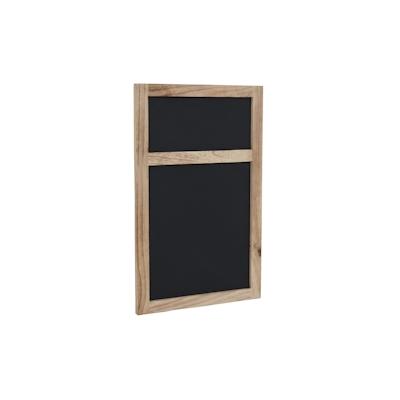 Mendler Werbetafel HWC-C51, Wandtafel Kreidetafel, 55x34x2cm, Holz Shabby-Look Vintage ~ naturbraun Image