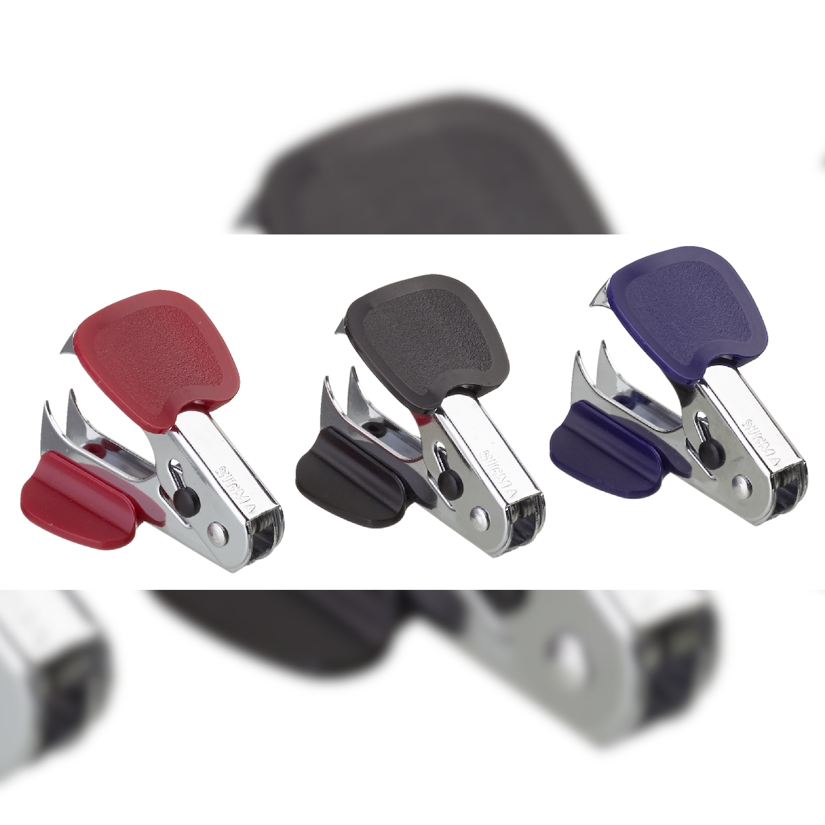 SIGMA Entklammerer RE01, für Klammergröße 24/6, farbig sortiert, 3 Stück Image