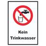 Kein Trinkwasser Schild Nicht Trinken A3 (297x420mm)