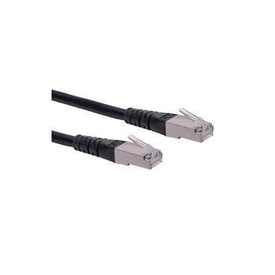 ROLINE Patchkabel Kat.6 (Class E) S/FTP (PiMF), schwarz, 1 m Image