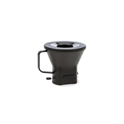 Grande Gusto Ersatz-Kaffeefilterhalterung mit Deckel BPA-frei schwarz Schwarz