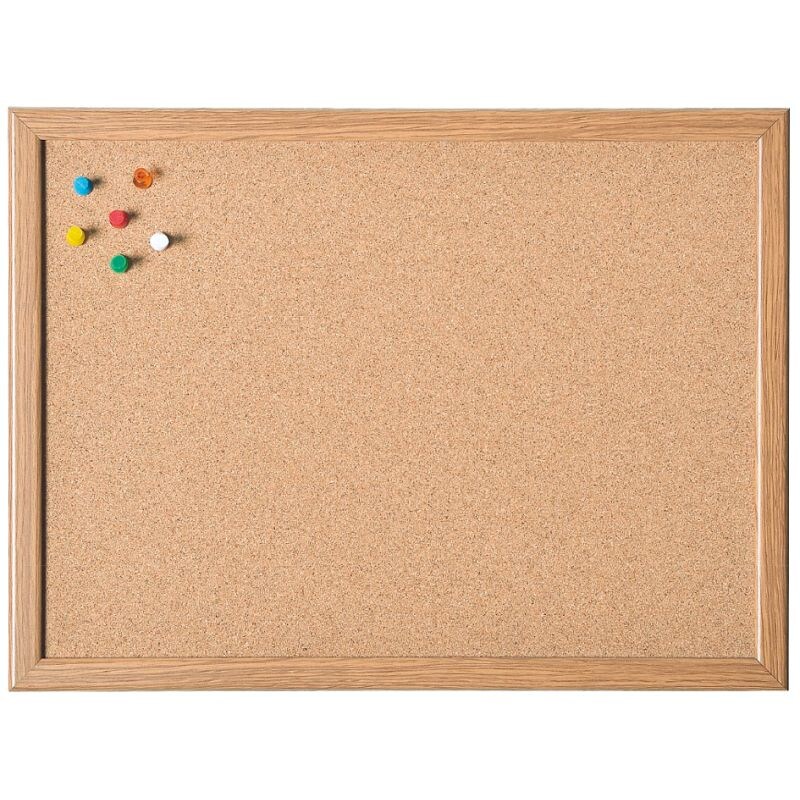 magnetoplan Korktafel mit MDF-Rahmen, (B)800 x (H)600 mm Image