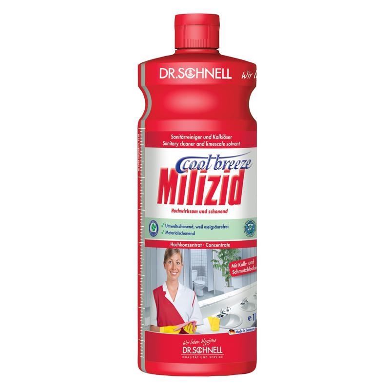 Dr.Schnell Milizid Cool Breeze Sanitärreiniger 1 l Flasche Image