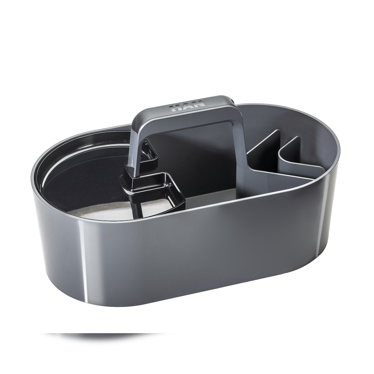 HAN Toolbox LOFT, 4 Fächer, Ablageschale, Tragegriff, Hochwertiges Material,grau Image