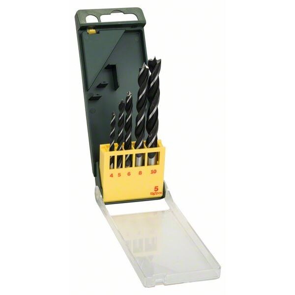 Holzbohrer-Set, 5-teilig, 4 - 10 mm Image