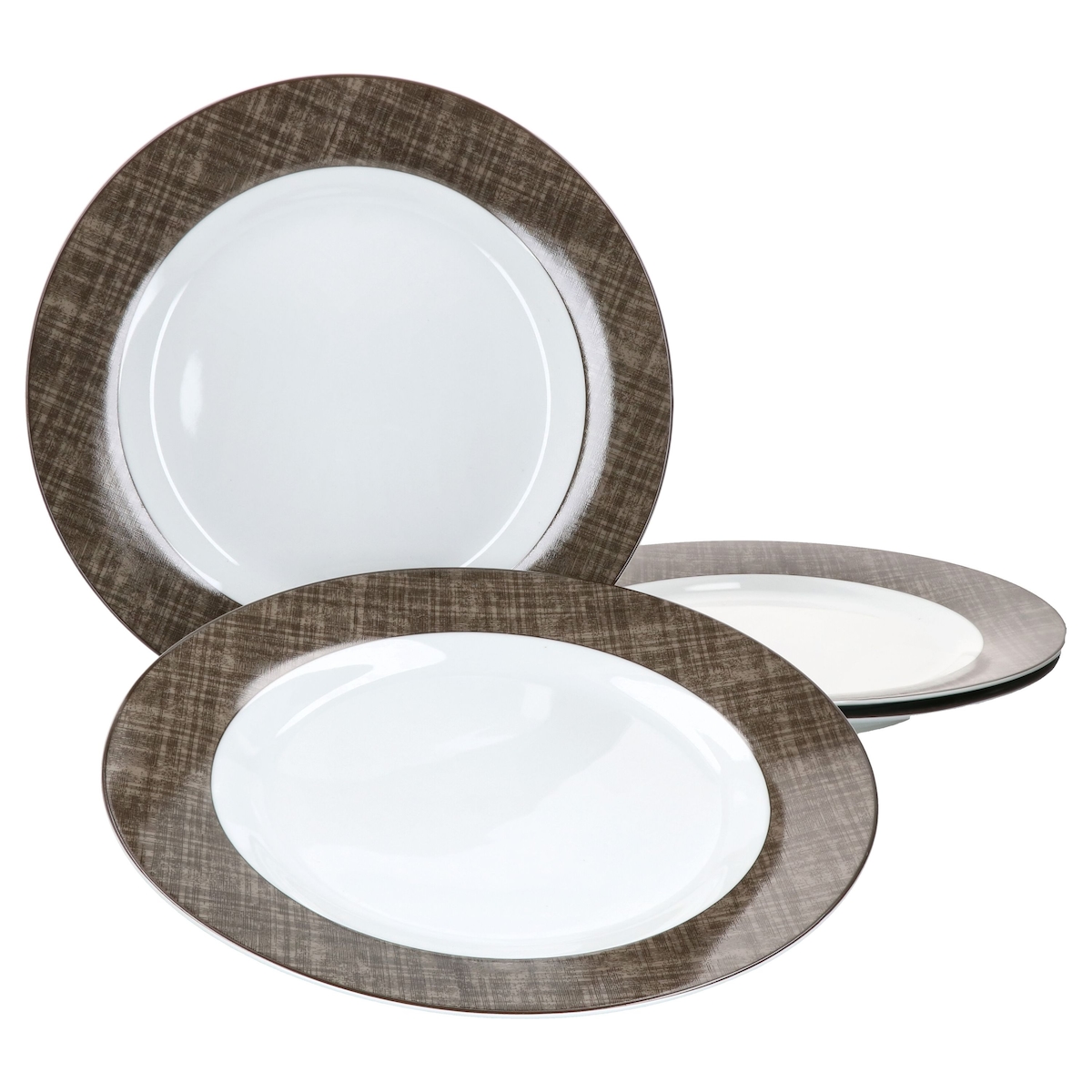 4er Set Speiseteller Braun Brazil 27cm Ritzenhoff & Breker - 409314 Image