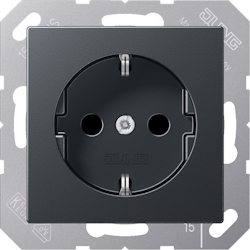 Jung SCHUKO-Steckdose A 1520 BFKI ANM A1520BFKIANM Image