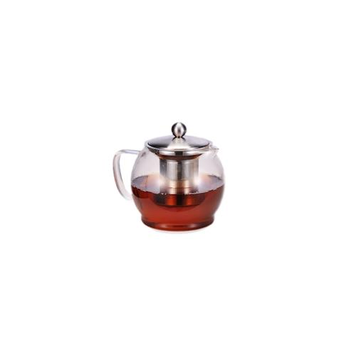 Teekanne Kaffeekanne Teebereiter Kanne Bereiter aus Glas mit Filter Teesieb 1,2L