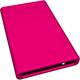 HipDisk RP externes Festplatten-Gehäuse 2,5 Zoll USB 3.0 Aluminium mit austauschbarer Silikon-Schutzhülle für SATA HDD/SSD rosa pink