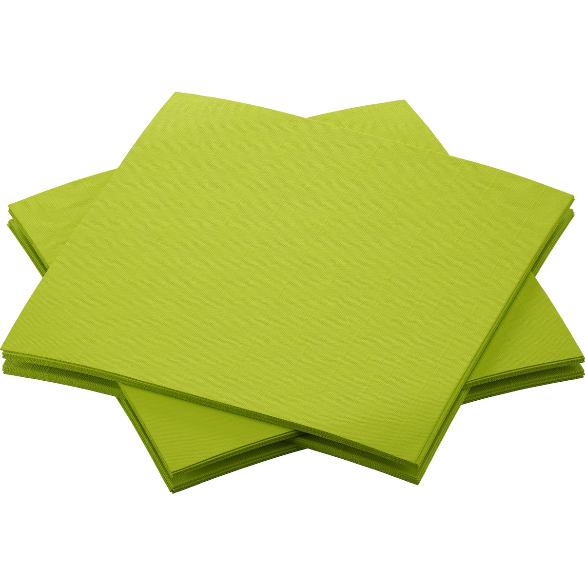 Duni Bio Dunisoft® Serviette 20 x 20 cm Kiwi, 2880 Stk/Krt (16 x 180 Stk) Image