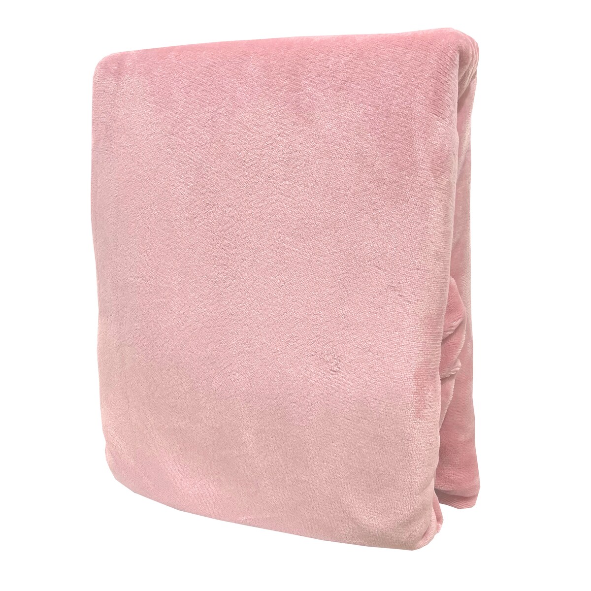 Winter Teddyplüsch Spannbettlaken 120-130x200cm Rosa flausch kuschelig Image