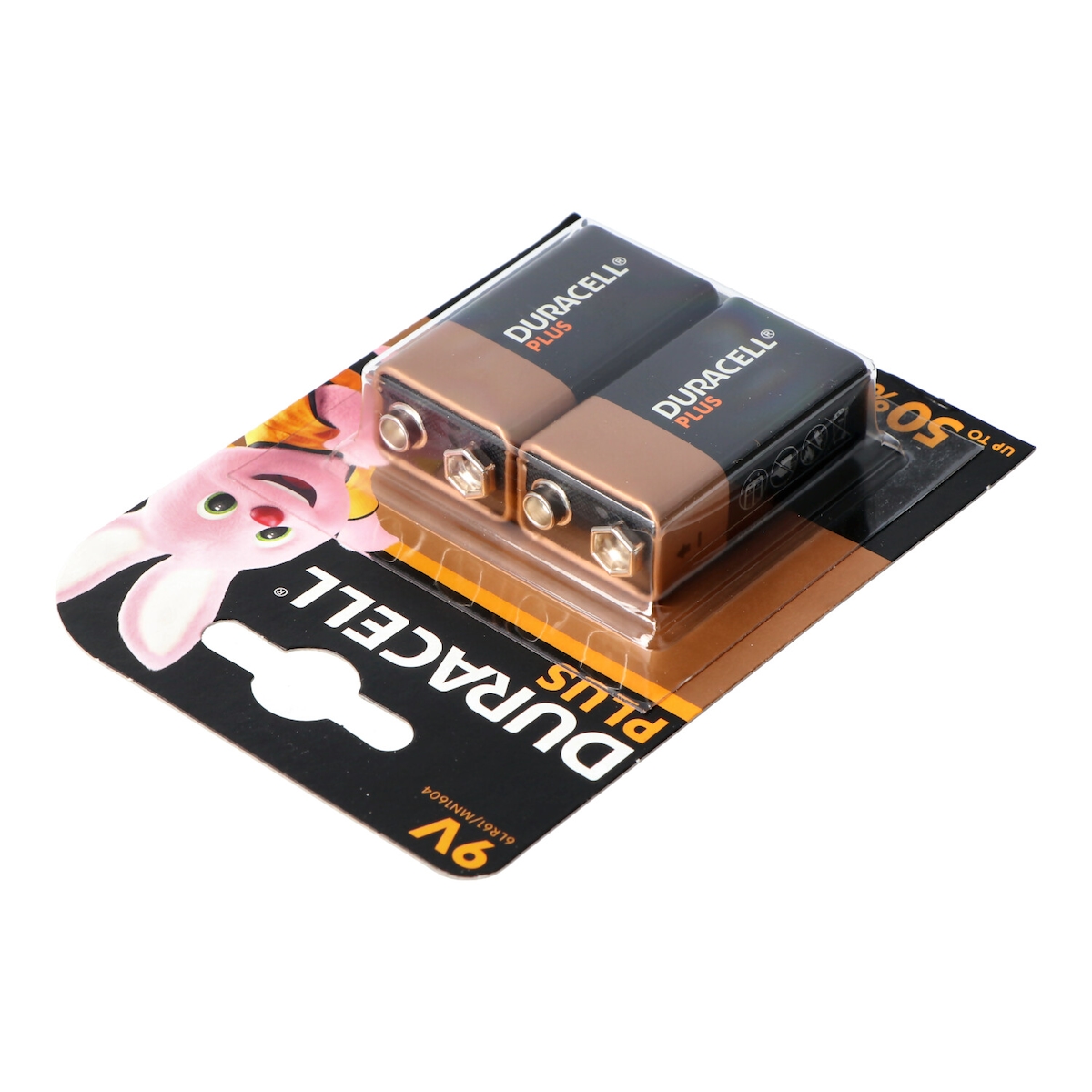 Duracell Plus Power MN 1604-6LR61-9V-E-Block - 2er Blister Image