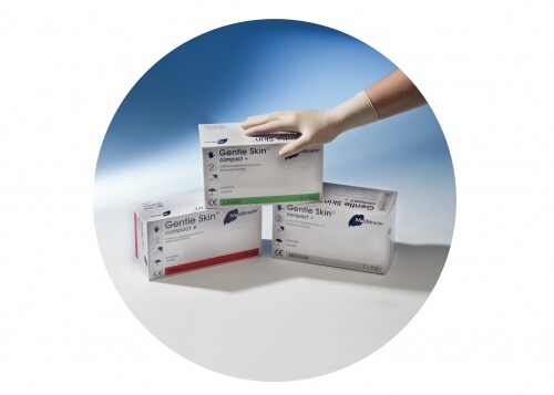 Meditrade Gentle Skin Compact Latexhandschuhe : Gr. Medium Image
