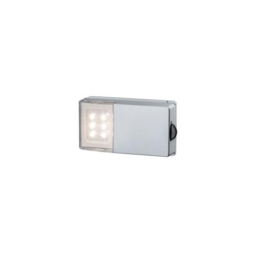 Paulmann LED Schrankleuchte Batterie SnapLED 53x95mm 25lm 2700K Silber 70498