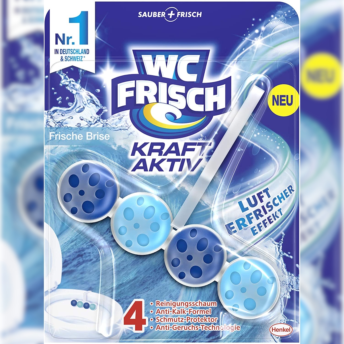 WC-Frisch Kraft Aktiv Duftspüler Frische Brise 50g WC-Reiniger Reinigung Image
