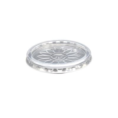 20x runde Mehrweg-Deckel transparent für Suppenbechern