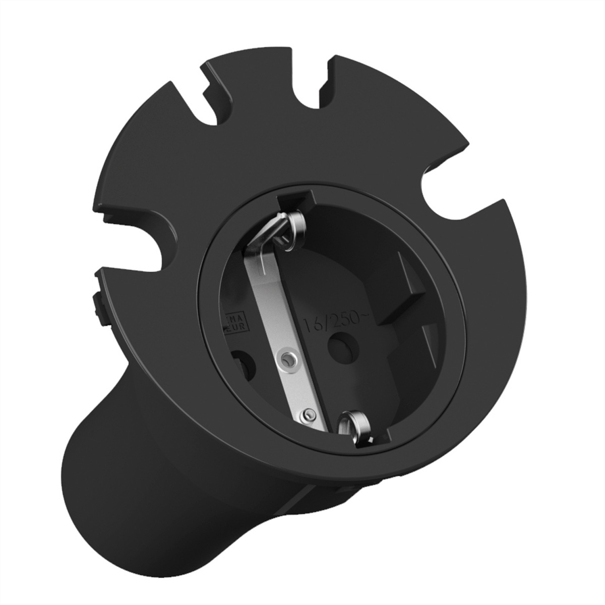 BACHMANN LOOP IN Kabeldurchführung, schwarz Image